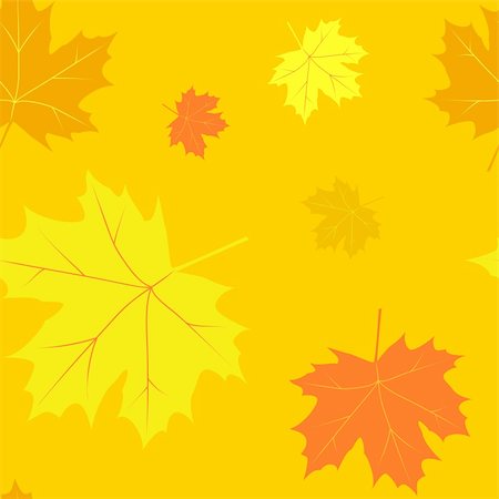 simsearch:400-04279579,k - Seamless pattern with autumn leafs Stock Photo - Budget Royalty-Free & Subscription, Code: 400-04039154