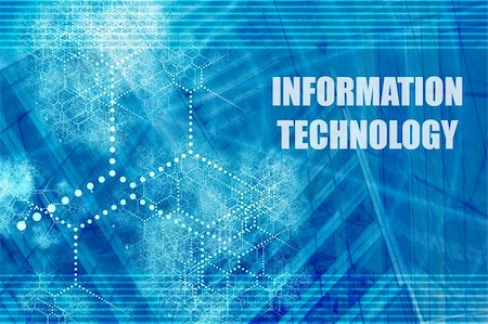 Information Technology Blue Abstract Background with Internet Network Stock Photo - Budget Royalty-Free & Subscription, Code: 400-04030553