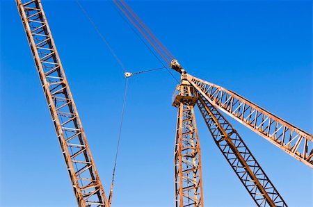 Detail of a lifting crane at a marble quarry, Alentejo, Portugal Stock Photo - Budget Royalty-Free & Subscription, Code: 400-04031808