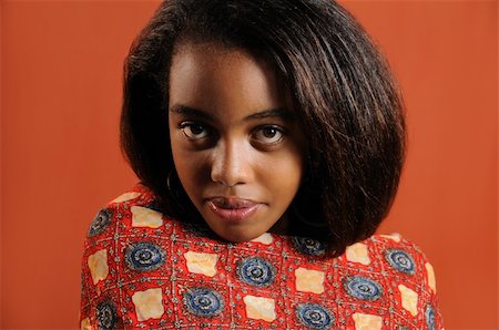 simsearch:400-05009914,k - Portrait of young trendy african girl with intense look Foto de stock - Super Valor sin royalties y Suscripción, Código: 400-04032172