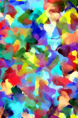 fleck - Colorful background in abstract painting style Stock Photo - Budget Royalty-Free & Subscription, Code: 400-04032318