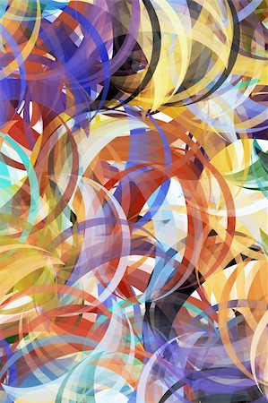 fleck - Colorful background in abstract painting style Stock Photo - Budget Royalty-Free & Subscription, Code: 400-04032320