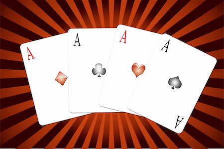 simsearch:400-08401650,k - Poker cards with a soft center focus Foto de stock - Royalty-Free Super Valor e Assinatura, Número: 400-04032498