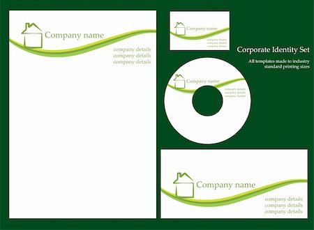 simsearch:400-06462302,k - Corporate identity template.  Part of a series. Stock Photo - Budget Royalty-Free & Subscription, Code: 400-04032645