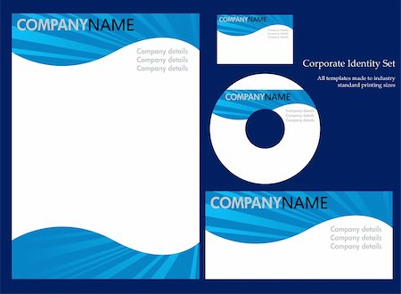 simsearch:400-06462302,k - Corporate identity template.  Part of a series. Stock Photo - Budget Royalty-Free & Subscription, Code: 400-04032647
