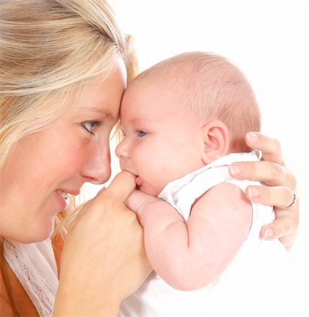simsearch:400-06172843,k - Love between mother and her new born baby Stock Photo - Budget Royalty-Free & Subscription, Code: 400-04032893