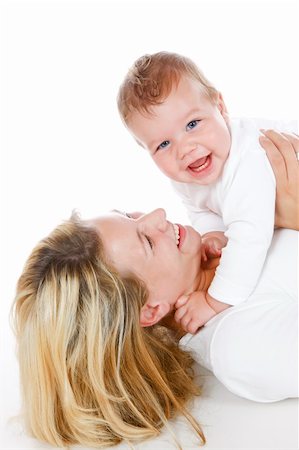 mother and her little boy having fun together Stock Photo - Budget Royalty-Free & Subscription, Code: 400-04032917