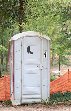 potty-training - A plastic outhouse on a construction site Stock Photo - Budget Royalty-Free & Subscription, Code: 400-04033092