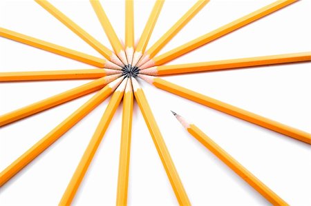 simsearch:400-05289292,k - A bunch of pencils in a holder. Stock Photo - Budget Royalty-Free & Subscription, Code: 400-04033203