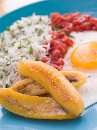 fried egg and pepper - Cuban-Style Rice Stock Photo - Budget Royalty-Free & Subscription, Code: 400-04033750