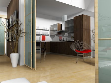 simsearch:400-04069404,k - Exclusive interior of inhabited and working space Stock Photo - Budget Royalty-Free & Subscription, Code: 400-04033962