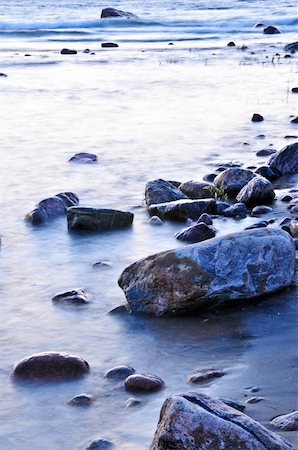 simsearch:400-05150811,k - Rocks in water at the shore of Georgian Bay, Canada. Awenda provincial park. Stock Photo - Budget Royalty-Free & Subscription, Code: 400-04044852