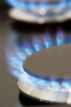 Close Up Of A Natural Gas Stove Stock Photo - Budget Royalty-Free & Subscription, Code: 400-04047682