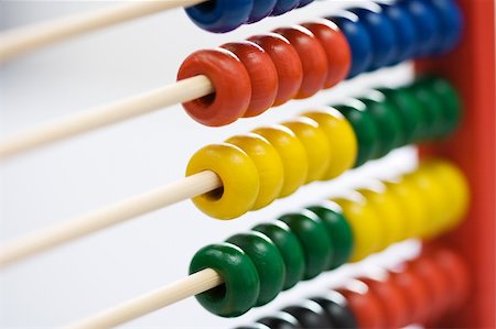 simsearch:400-05682310,k - Close-up view of a colorful educational toy: abacus Stockbilder - Microstock & Abonnement, Bildnummer: 400-04049403