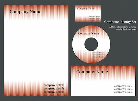 simsearch:400-06462302,k - Corporate identity template.  More business stationary in my portfolio. Stock Photo - Budget Royalty-Free & Subscription, Code: 400-04049514