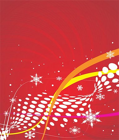 simsearch:400-05876335,k - Abstract Christmas background with snowflakes. Vector Illustration. Stock Photo - Budget Royalty-Free & Subscription, Code: 400-04049787