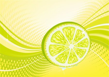 Yellow  abstract fruit background: composition of dots and curved lines - great for backgrounds, or layering over other images Stock Photo - Budget Royalty-Free & Subscription, Code: 400-04041435