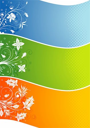 simsearch:400-04026872,k - Three flower frame, element for design, vector illustration Stockbilder - Microstock & Abonnement, Bildnummer: 400-04041841