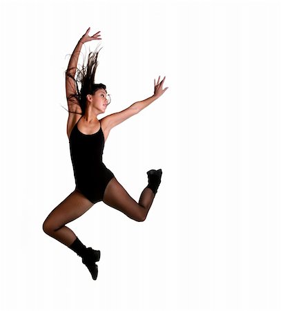 simsearch:400-04634435,k - Jazz Dance Leaping Into the Air Stock Photo - Budget Royalty-Free & Subscription, Code: 400-04042478