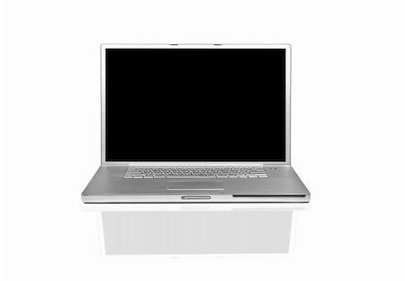 simsearch:400-05125337,k - Isolated Laptop Computer With Blank Screen For Your Own Message Foto de stock - Super Valor sin royalties y Suscripción, Código: 400-04043889