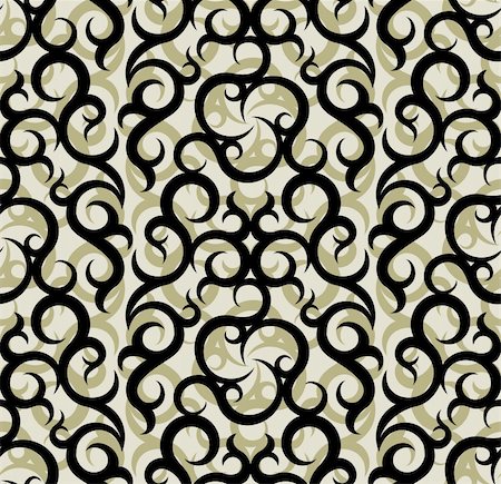 simsearch:400-04590643,k - Seamless background from a floral ornament, Fashionable modern wallpaper or textile Photographie de stock - Aubaine LD & Abonnement, Code: 400-04054141