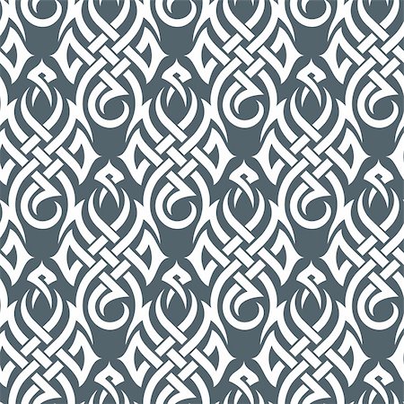 sanyal (artist) - Seamless background from a tribal ornament, Fashionable modern wallpaper or textile Fotografie stock - Microstock e Abbonamento, Codice: 400-04054173