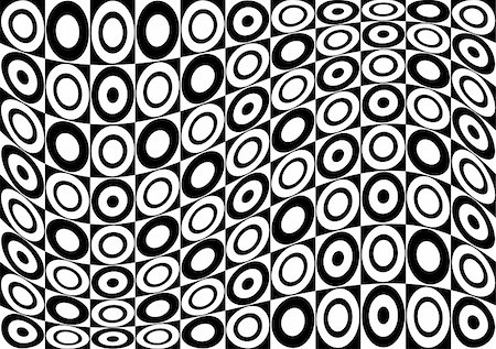 simsearch:400-04055943,k - Retro black and white pattern. Vector Stock Photo - Budget Royalty-Free & Subscription, Code: 400-04055957