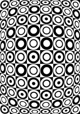 simsearch:400-04055943,k - Retro black and white pattern. Vector Stock Photo - Budget Royalty-Free & Subscription, Code: 400-04055959