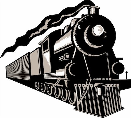 Vector art on rail transport Stock Photo - Budget Royalty-Free & Subscription, Code: 400-04056277