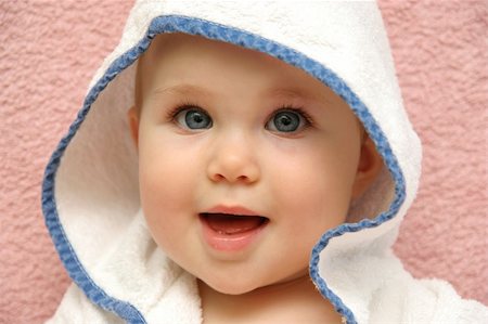 portrait of a baby with hood Stock Photo - Budget Royalty-Free & Subscription, Code: 400-04057184
