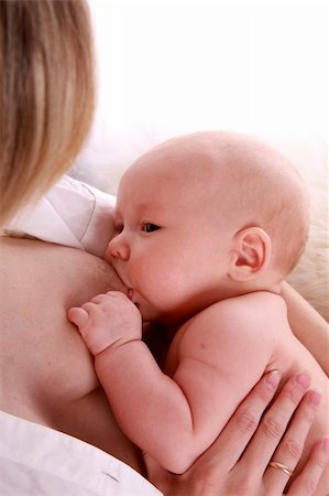 mother breast-feed her baby Stock Photo - Budget Royalty-Free & Subscription, Code: 400-04058864