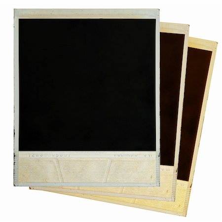 polaroid transfer - Camera Frames Isolated on White Stock Photo - Budget Royalty-Free & Subscription, Code: 400-04058993