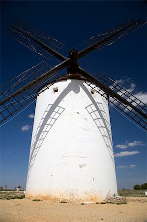 simsearch:400-04066912,k - white mill on the country of la mancha in spain Stock Photo - Budget Royalty-Free & Subscription, Code: 400-04059487