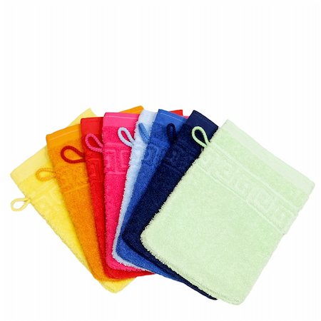 simsearch:400-04501066,k - Bunch of colorful and soft towels isolated Stock Photo - Budget Royalty-Free & Subscription, Code: 400-04059672