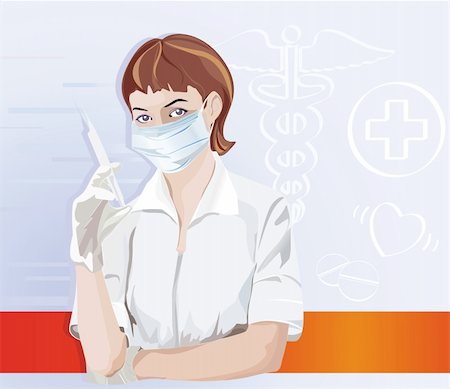 simsearch:400-04311636,k - Nurse woman whith background medical icon Foto de stock - Royalty-Free Super Valor e Assinatura, Número: 400-04050820