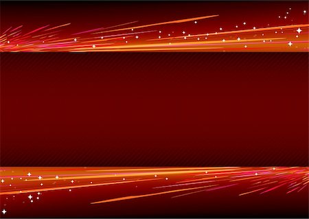 A vector illustrated frame made of   red motion blurred neon light splashes Stock Photo - Budget Royalty-Free & Subscription, Code: 400-04051085