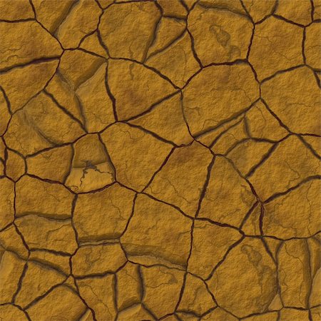 etch - Cracked parched earth ground surface texture illustration Stock Photo - Budget Royalty-Free & Subscription, Code: 400-04051584