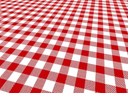 dylan_burrill (artist) - Checked patterned tablecloth Fotografie stock - Microstock e Abbonamento, Codice: 400-04052242