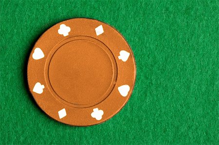 simsearch:400-07832442,k - A $1000 orange poker chip Stock Photo - Budget Royalty-Free & Subscription, Code: 400-04053100