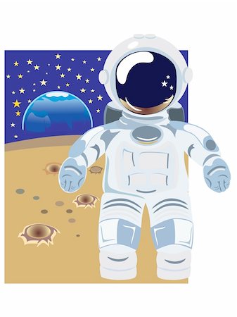 simsearch:400-08112214,k - The cosmonaut Stock Photo - Budget Royalty-Free & Subscription, Code: 400-04053495