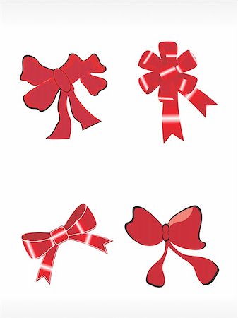 simsearch:400-06416784,k - abstract vector icon of bow set Stock Photo - Budget Royalty-Free & Subscription, Code: 400-04053643