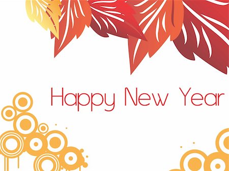 happy new year wallpaper, design2 Stock Photo - Budget Royalty-Free & Subscription, Code: 400-04053654