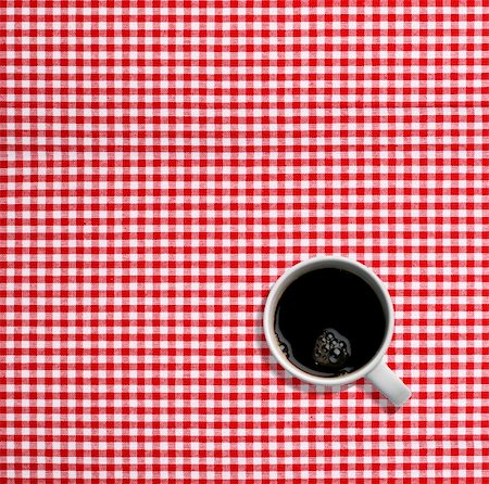 simsearch:400-04554624,k - Fresh cup of coffee on a breakfast table - good copy space Stock Photo - Budget Royalty-Free & Subscription, Code: 400-04064053