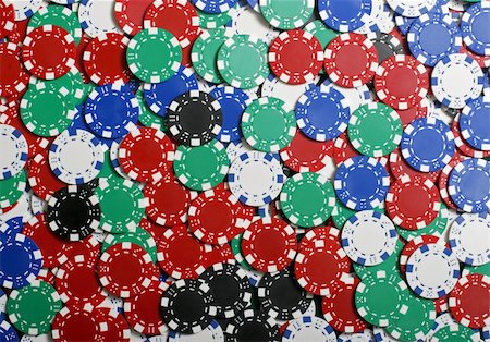 simsearch:400-06389082,k - Casino poker chips of all colors and value Stockbilder - Microstock & Abonnement, Bildnummer: 400-04064073