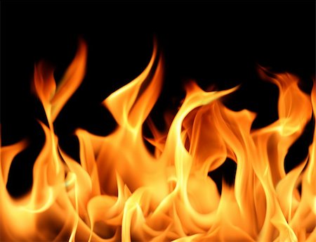 simsearch:649-05821475,k - Close-up of fire and flames on a black background (Huge file) Stockbilder - Microstock & Abonnement, Bildnummer: 400-04064131