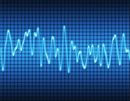 frequency - large image of an electronic sine sound or audio wave Foto de stock - Super Valor sin royalties y Suscripción, Código: 400-04067594