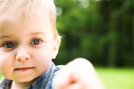 simsearch:400-04001701,k - You! Young Baby Playing On Meadow. Stock Photo - Budget Royalty-Free & Subscription, Code: 400-04069315