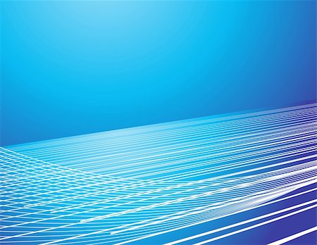 simsearch:400-04069932,k - bright wavy lines on gradient blue background composition Stock Photo - Budget Royalty-Free & Subscription, Code: 400-04069920