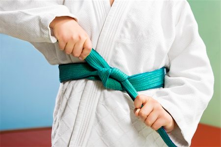 young boy preparing to perform judo Stock Photo - Budget Royalty-Free & Subscription, Code: 400-04061834
