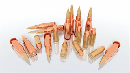 simsearch:400-05706425,k - a 3d rendering of some bullets Fotografie stock - Microstock e Abbonamento, Codice: 400-04062264